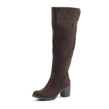 GABYLOU Bottes mollets larges XL - Modele Nathalie. DK Brown MF. 42