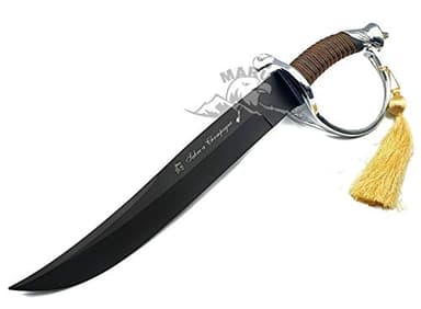Maru Knives Sabre à champagne Sommelier Sabre + coffret cadeau Black Edition de collection Sabre Champagne