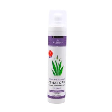 Altheys | [Crème miraculeuse Visage Zematopic] | Soigne l'Eczéma, Dermatite Atopique et Psoriasis | Crème au Plantain |Enfant 12 ans + - Adulte | Toutes zones du visage | Vegan | 50 ml