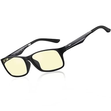 DUCO Lunettes pour jeux vidéo 223, antireflet, anti-scintillement écran, filtre la lumière bleue, Lunettes pour PC, tablette, TV Gaming - Lunettes réduisant efficacement la fatigue des yeux