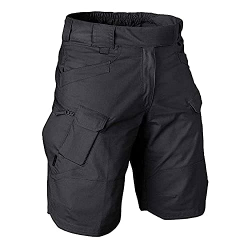 Short Homme Multipoches Et Bermudas - Pochettes De Travail Jogging Respirant - Ceinture Élastique Cargo Pantacourt Été