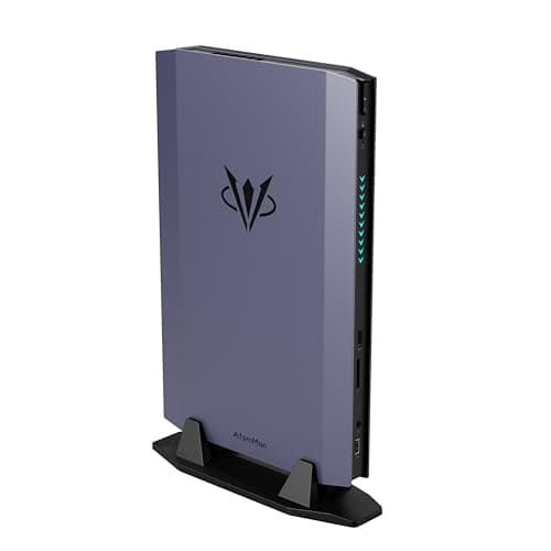 AtomMan G7 Ti Gaming Mini PC, Intel Core i9 14900HX (24C/32T, jusqu'à 5,8 GHz), NVIDIA RTX 4070 Graphics (8 Go DDR6), HDMI 2.1/USB4 (8K@60Hz), 3X USB A, WiFi 7/BT5.4, LED RGB(Pas de RAM/SSD)