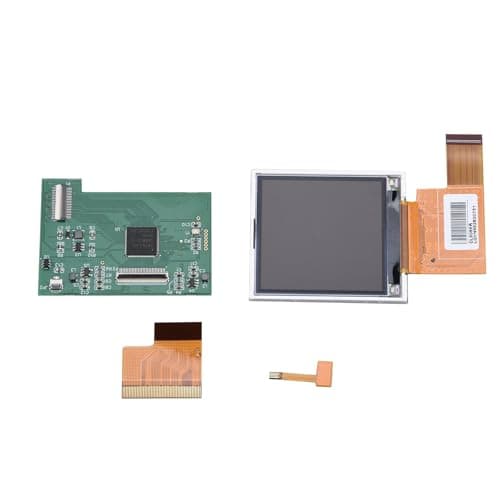 CHICHIYANG Écran LCD rétroéclairé Plug and Use avec 5 niveaux de réglage de la luminosité pour Nintendo Game Boy Color GBC