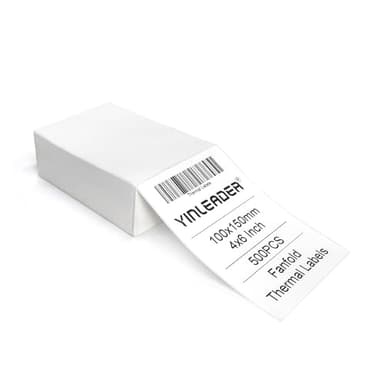 Yinleader Étiquettes d'expédition thermiques 100 x 150 mm, étiquettes thermiques 4 x 6, pour imprimante d'étiquettes thermiques,