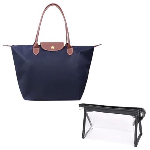 YSJCHEBS 1 Sacdies Bandoulière Femme, Sac À Main D'École, Sac Pliable À Main, Trousse À Cosmétiques, Sac De Rangement Grande Capacité