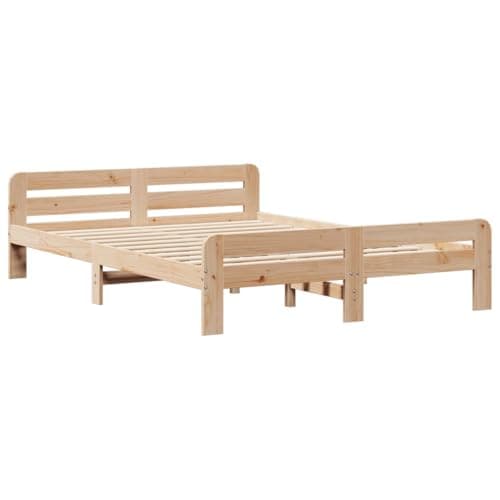 vidaXL Cadre de lit sans Matelas 140x190 cm Bois de pin Massif