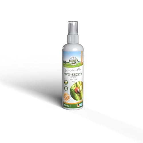 Bellfor Anti-Tiques Spray Chien – 250 ML. Protection Naturelle Contre Les tiques pour Chiens à Base d'huile de Coco. Répulsif Efficace offrant Une Protection Longue durée Contre Les tiques.