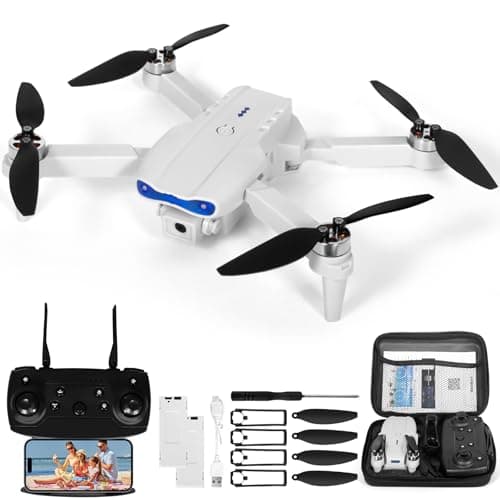 Drone pour Enfant avec Caméra 1080P HD, Drone Quadricoptère FPV WiFi Télécommandé, Mode sans Tête, Maintien d'Altitude, 360°Flips, Cadeau et Jouet pour Enfant ou Débutant