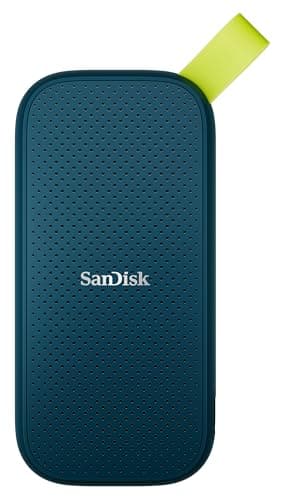 SanDisk Disque Portable SSD 2 to (Disque SSD Externe, Vitesse de Lecture allant Jusqu’à 800 Mo/s, Protection Contre Les Chutes de Deux mètres de Haut, Encoche en Caoutchouc) Monterey