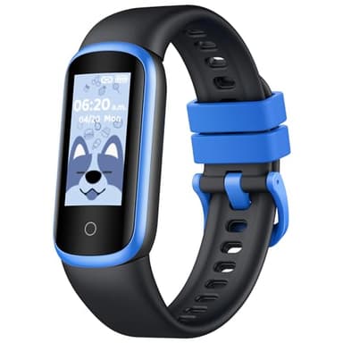 Montre Connectée Enfant Sport Smartwatch: Smart Watch 0.96" LCD Écran Tactile avec Podomètre Message D'alerte Rythme Cardiaque Sommeil Sport Modes Calories Etanche IP68 Chronometre pour Android iOS