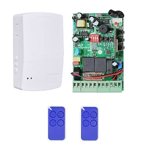 Boîtier universel pour volet de garage vanne moteur + 2 télécommandes avec bornier de commande externe