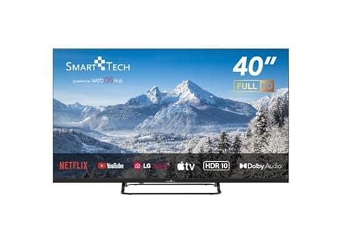 Smart Tech TV LED Full HD 40' (100 cm) Smart TV Web OS-40FW01V- Molotov, Netflix, Prime Video, 3xHDMI - 2xUSB -Dolby Audio