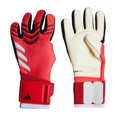 adidas Kids' Gants de gardien Predator Pro Enfants, Lucid Red/Black/White, 7