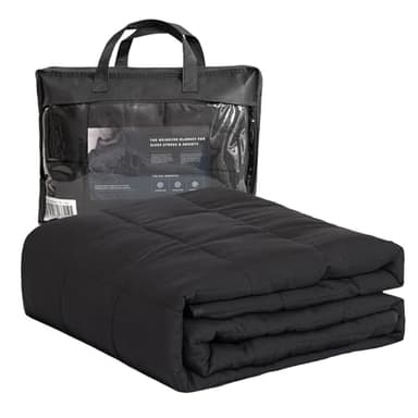 Good Nite Couverture Lestée Couverture Pondérée 150 x 200 cm Plaid Lesté Couverture Lourde avec Perles de Verre Weighted Blanket Gris 6 kg 150 x 200 cm