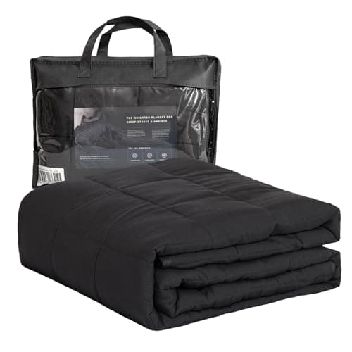 Good Nite Couverture Lestée Couverture Pondérée 125 x 150 cm Plaid Lesté Couverture Lourde avec Perles de Verre Weighted Blanket Gris 4 kg 125 x 150 cm