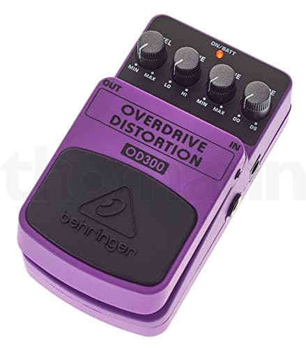 Behringer OD300 Pédale d'Effets d'Overdrive/Distorsion à 2 Modes