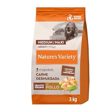 Nature's Variety Healthy Grains - Croquettes pour Chien Adulte Medium/Maxi - Poulet - 3kg