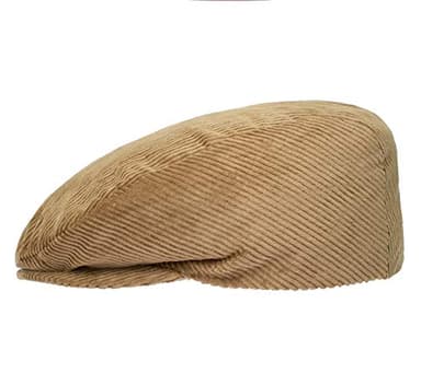 Casquette plate en velours côtelé de qualité supérieure – Casquette sportive 100 % coton – Casquette avec doublure légère – Casquette classique pour homme femme en velours – Hatteras pour l'été et