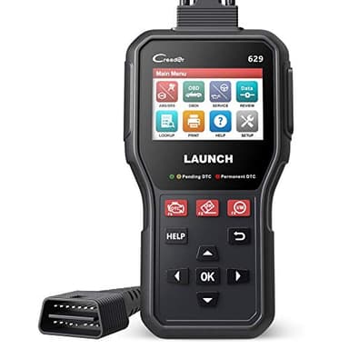 LAUNCH CR629 Outil de Diagnostic Voiture avec Tests Actifs, Diagnostic ABS et SRS, Reset SAS/BMS/Remise à Zéro du Vidange, Lecteur de Code Auto avec 10 Fonctions OBD2 pour Les Bricoleurs - Noir