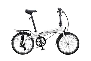 Dahon Bicicleta Vybe D7 White Vélo Pliant Mixte, Blanc, 66.5 x 34.5 x 80 cm