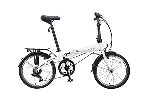 Dahon Bicicleta Vybe D7 White Vélo Pliant Mixte, Blanc, 66.5 x 34.5 x 80 cm
