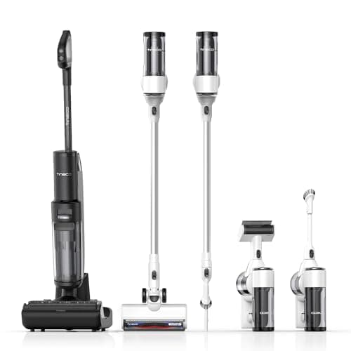 Tineco Floor One Switch S7 Aspirateur Balai sans Fil Multi-Fonctions, Nettoyer Toute la Maison, Auto-nettoyant FlashDry, Durée de Vie de la Batterie étendue, Brosse ZeroTangle