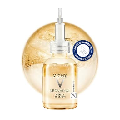 Vichy, Neovadiol, Bi-Sérum Méno 5, Redensifiante & Nourrissante, Enrichit en Eau Volcanique de Vichy & en Proxylane, Pour Peaux Matures, 30 ml