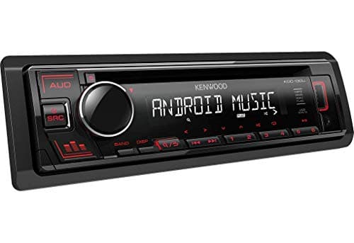 Kenwood KDC-130UR Autoradio Red Lighting, 4 x 50 W, USB, Aux Noir