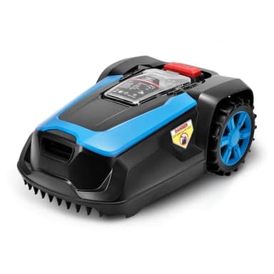 LEADZM Robot Tondeuse sans Fil Automatique 1200m² - Recharge Auto, Contrôle App Bluetooth/Wi-FI, Hauteur de Coupe 25-65 mm, Largeur de Coupe de 220 mm, Pente 47%, Étanche IPX5