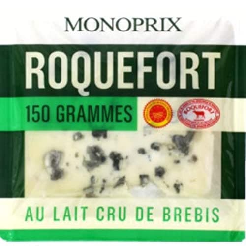 Monoprix Roquefort AOP au lait cru de brebis - La barquette de 150g