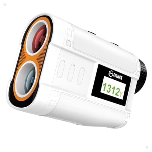 Télémètre de Golf CIGMAN 1000 m, Affichage numérique latéral, Compensation de Pente, précision ± 1 m, oculaire 25 mm, télémètre Laser Rechargeable Type-C, adapté aux terrains de Golf et aux Concerts