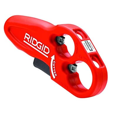 RIDGID 37463 Coupe-tubes pour tuyaux d'évacuation en plastique modèle PTEC 3240, coupe-tubes de 32 mm et 40 mm