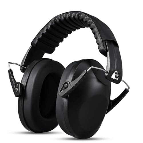 Diboniur Casque Anti Bruit, SNR 27dB Casque Anti-bruit Adulte Enfant, Pliable Réglable Confortable, pour Milieu Bruyant ou Stressant