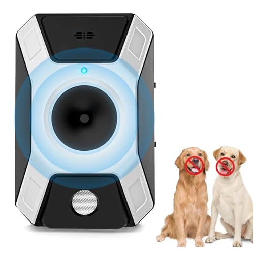 WARDBES Ultrasons pour Chiens, Anti+aboiement+Chiens Grands Moyens Petits, 3 Niveaux réglables fréquence Anti-aboiement pour Chien, sifflet ultrasonique pour Chiens intérieurs et extérieurs