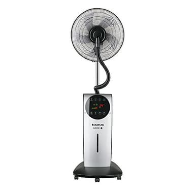 Taurus VB02 - Ventilateur brumisateur 90W, climatiseur, 3 vitesses et 3 modes, 90 W, 70° dʼoscillation, minuterie 12 h