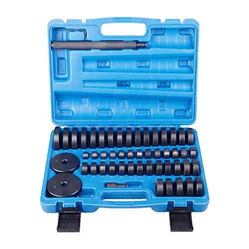 DAYUAN 52 en 1 Coffret Extraction de Roulement, disques de Montage pour enfoncer Les roulements et Prises Jeu d’Outils de pièce de Pression 18 à 65 mm