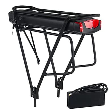 Batterie de vélo électrique à Support arrière 36V, 13ah, adaptée à 250W 300W 350W 500W Bafang/Voilamart et Autres Moteurs de vélo électrique