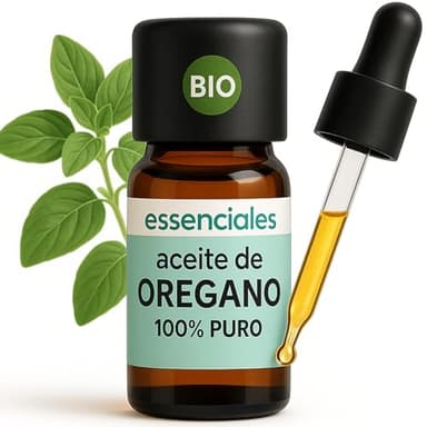 Essenciales - Huile essentielle de Origan (Origanum vulgare) BIO, 10 ml | 100% Pure et Naturel - Certifiée Biologique et Écologique