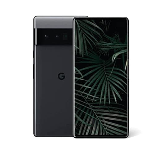 Google Pixel 6 Pro – Smartphone Android 5G débloqué avec Appareil Photo de 50 Mpx et Objectif Grand Angle – [128 GB] – [Noir Carbone] Version FR (Reconditionné)