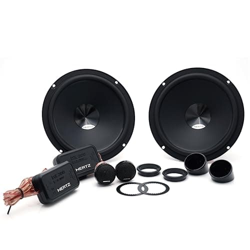 Hertz DSK 165 – Système Audio 2 Voies pour Voiture, 165 mm, 160W, 2 woofers, 2 tweeters, filtres passifs Inclus, Son Haute qualité