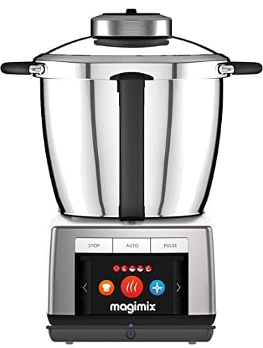 Magimix Cook Expert Connecté XL - Robot de cuisine Multifonction 4,8L, Moteur Professionnel 1800W, Chrome platine