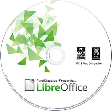 LibreOffice 2025 Compatible avec Microsoft Office 2024, 365, Professional Plus 2021, Home and Student, Family, Word, Excel, PowerPoint & Adobe PDF - Licence à vie & 72 000 polices – Windows PC et Mac