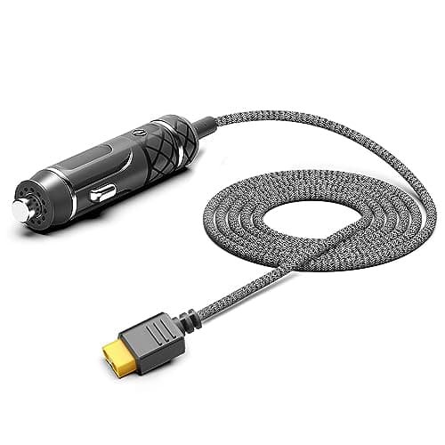 TAIFU DC 12V Chargeur de Voiture vers XT60 pour Station d'alimentation Portable EF ECOFLOW Delta/River, Bluetti EB55, Anker 757/767 1,5M 16AWG Station d'alimentation Allume-Cigare