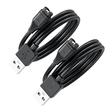 Chargeur Cable pour Garmin Fenix 7 7S 7X 6 6S 6X Pro 5 5S 5X Plus Forerunner 935 945 45 245 Vivoactive 3 4 Approach S60 S62 Venu 2 Instinct Vivomove Vivosport Quatix Epix, Cordon Chargeur Garmin 2 PCS
