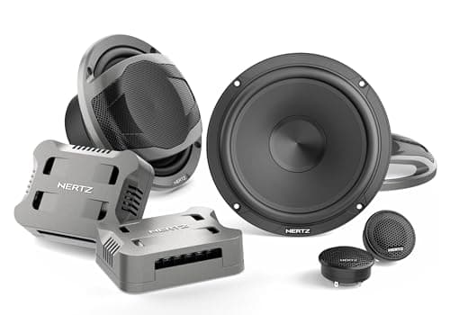 Hertz CPK 165 – Kit Audio Voiture 2 Voies 165 mm avec 2 woofers, 2 tweeters, filtres passifs et grilles, 315W pour Upgrade OEM Hi-FI