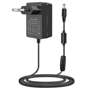 Adaptateur 12V Câble de Charge d’Alimentation pour Clavier Yamaha Adaptateur Secteur d’Alimentation pour PA-130a PA-130b PA-150b P45 PA-3b PA-3c PA-5d PSR-210 PSR-78 P125 E373 Piano électronique.