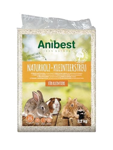 Anibest Copeaux de Bois pour Petits Animaux 3.2KG