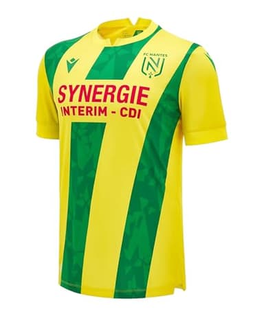 Maillot Domicile Adulte FC Nantes (FR/ES, Alpha/Lettres, M, Taille Normale, Taille Normale, Jaune)