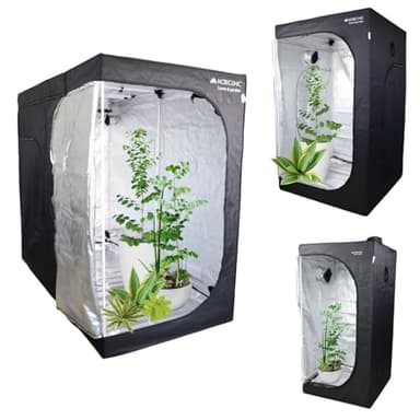 Mobiclinic®, Chambre de Culture, D'intérieur, Growbox, Premium Mylar 97% Reflective, Hydroponique, Imperméable, Fond Amovible, Tissu Nylon épais, Structure Robuste, Grow Tent