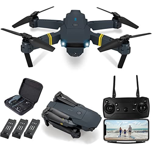 Drone avec caméra 1080P débutant RC Quadcopter, drone pour enfants, FPV Live Video, Altitude Hold, One Key Take Off/Landing, 3D Flip. Cadeaux pour filles/garçons